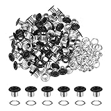 HARFINGTON 100PCS Grommets Eyelets 1/5 Inch