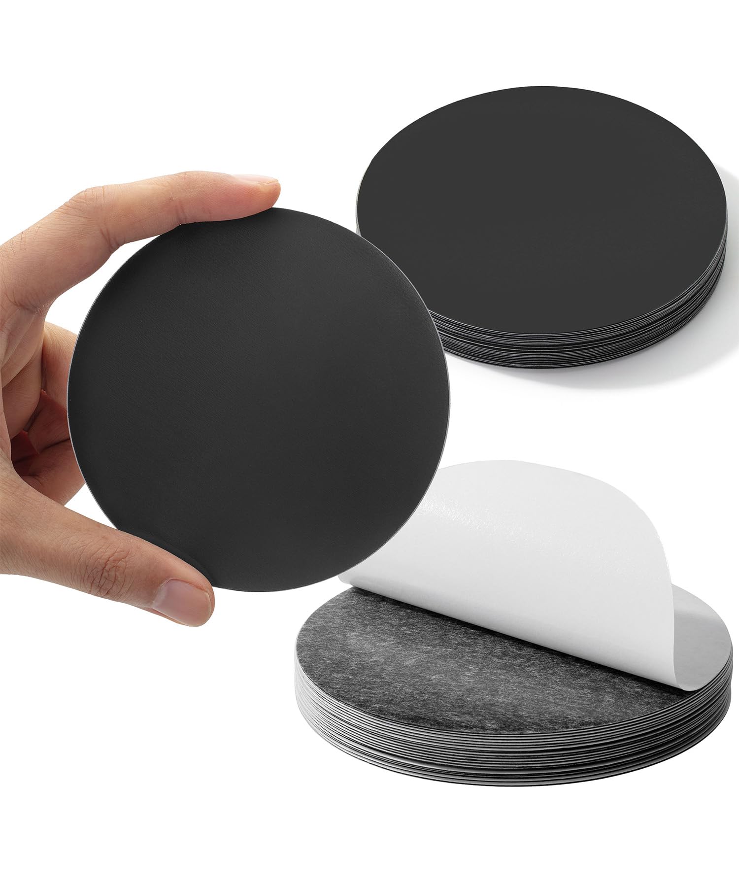 Photo 1 of Mr. Pen- Round Magnets with Adhesive Backing, 20 pcs,4" Adhesive Magnetic Sheets with Adhesive Backing, Magnet Sheets with Adhesive, Magnets for Crafts Magnets with Adhesive Backing, Magnet Stickers