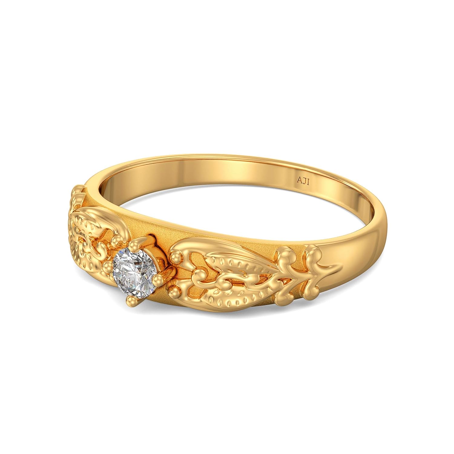 Buy Joyalukkas Impress Collection 22k Yellow Gold Ring For Men At Amazon In
