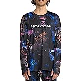 Volcom Mens V-Science Midweight Long Sleeve Thermal Base Layer Shirt – Quick Dry Thumbholes
