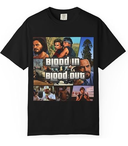 Amazon.com: FTD Apparel Men's Blood in Blood Out T Shirt - Small