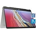 HP Chromebook x360 14a 2-in-1 Laptop, Intel Pentium Silver N5030, 4 GB RAM, 64 GB eMMC, 14” HD Micro-Edge Touchscreen, Chrome OS, 720p Webcam, Dual Speakers, Long Battery Life (14a-ca0023nr, 2021)
