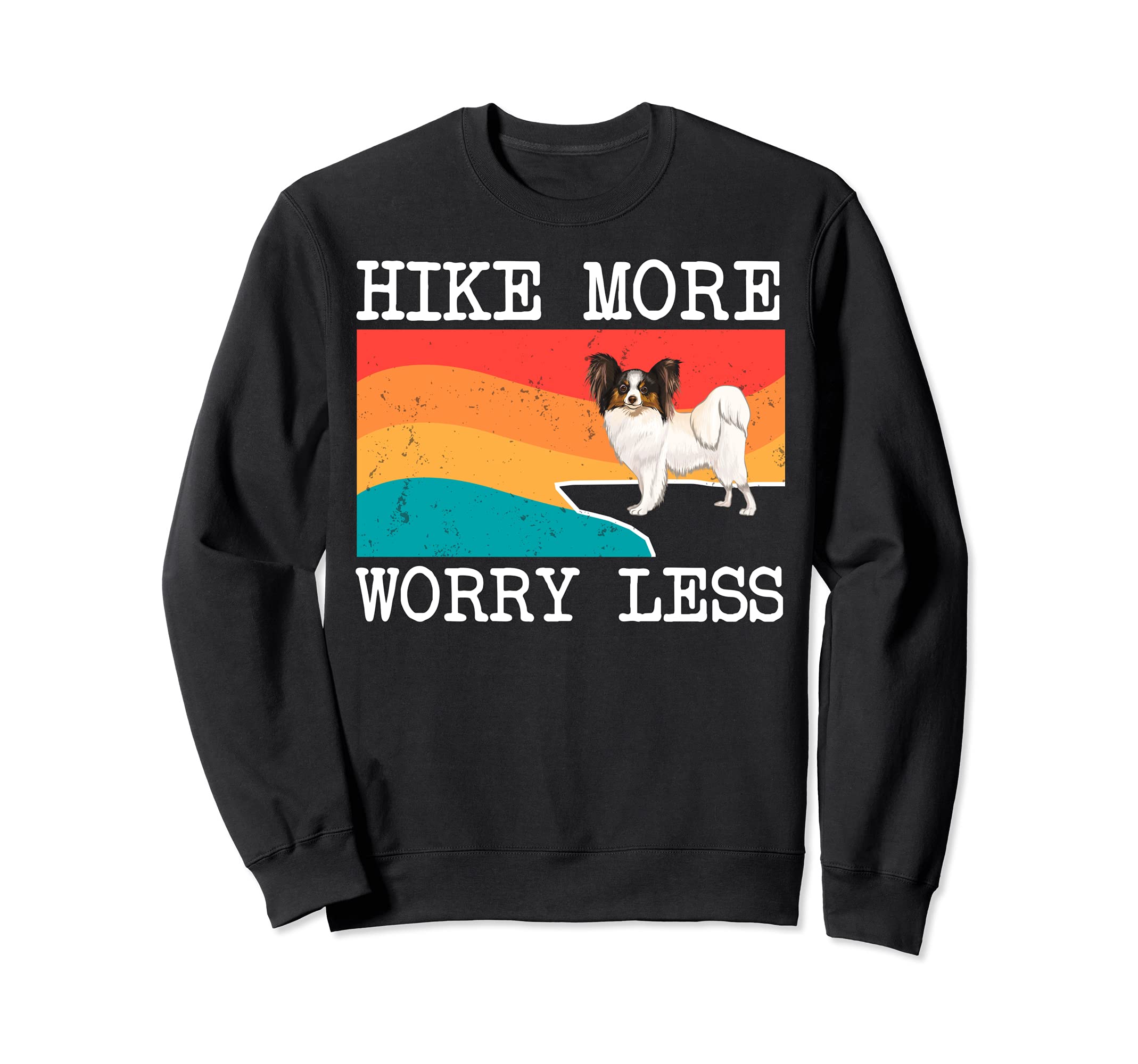 Hike More Worry Less Soft Coated Wheaten Terrier Dog Hiking Sweatshirt