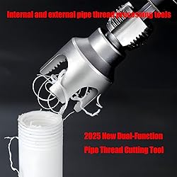 2025 New Dual-Function Pipe Thread Cutting