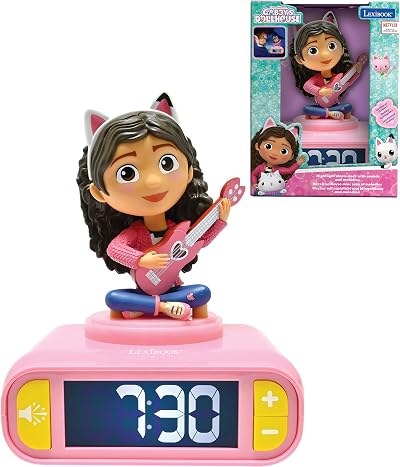 Lexibook Gabby Nightlight Alarm Clock Pink RL800GDH