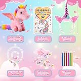 EUCOCO Unicorn Gifts Set for Girls Age 3-8 Plush Toys Accessories view 2