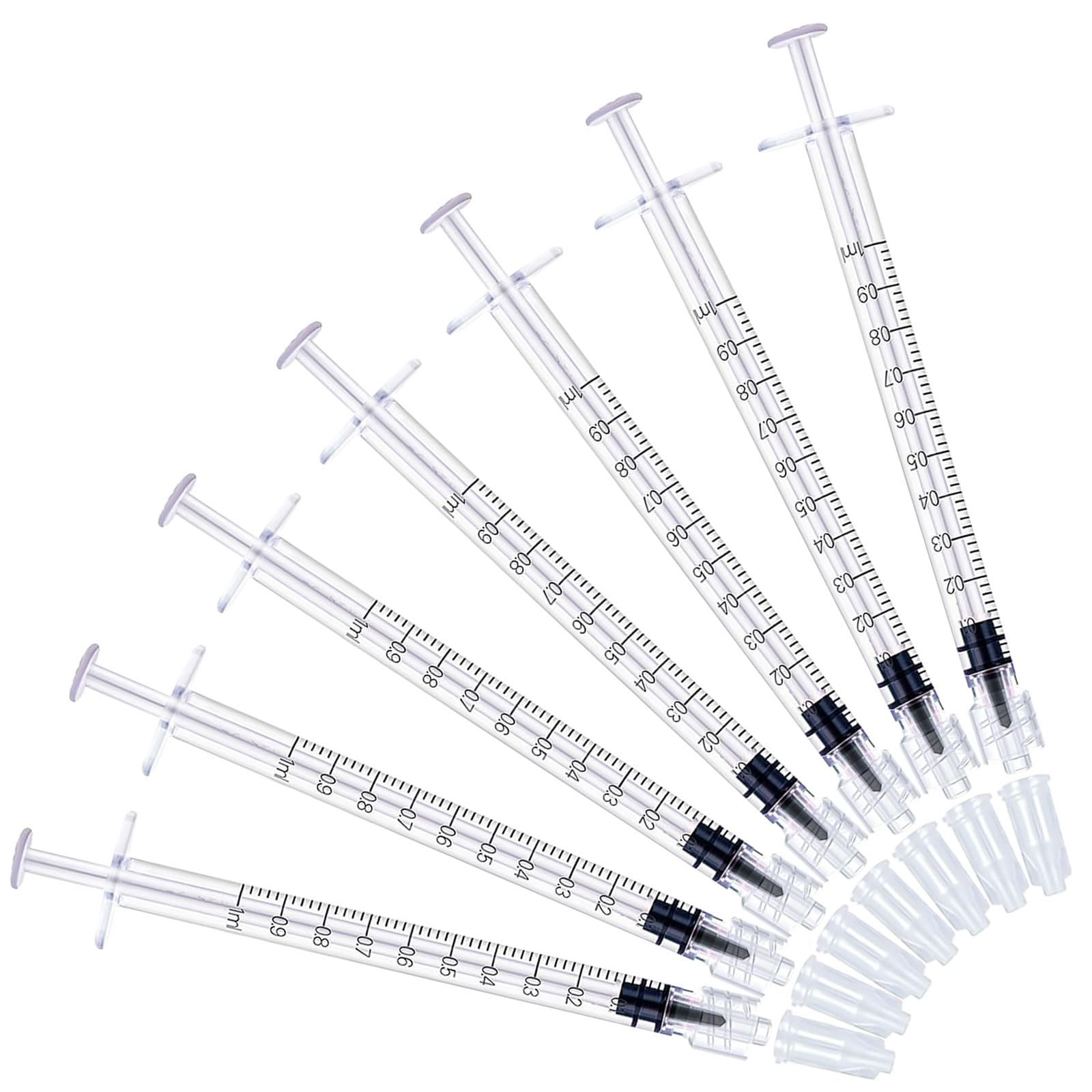 Photo 1 of 1ml Luer Lock Syringe, Syringes Without Needle, Disposable Syringe Individually Wrapped(30)