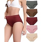 BAMBOO COOL Women's Underwear Ladies Brief Seamless Panties Moisture Wicking Stretchy Full Coverage