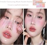 BSMKCL 6 Color Blush Palette Matte Long-Lasting Face Makeup Purple Blue Contour view 6