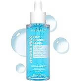 NINELESS HYDRA-MAX Deep Infusion Serum –48hr Korean Hydrating Face Serum with Hyaluronic Acid, Panthenol - 5 Ceramides -Deep Moisture, Fast Absorbing, All Skin Types, 1.69 fl.oz.
