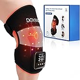 TUOB Red Light Therapy for Knee, 660nm & 850nm Red Infrared Light Therapy with Cordless Rechargeable Controller, Portable Light Therapy Device for Knee Elbow Shoulder Pain Relief