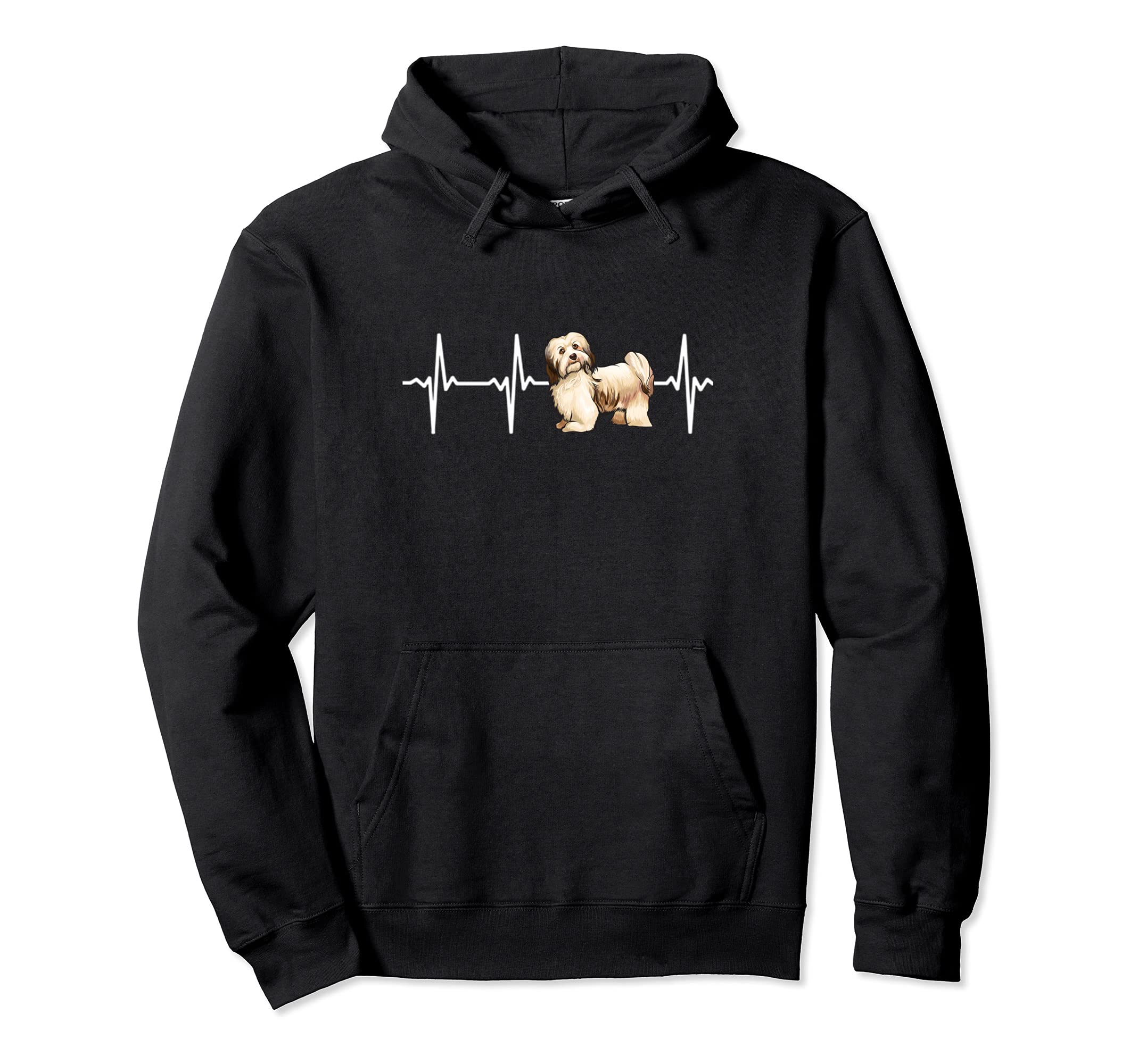 Havanese Heartbeat Love My Dog Pullover Hoodie