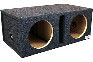 ATREND 10DQV 10” Dual Vented Subwoofer/Speaker Enclosure Subwoofer Box Designed and Engineered in USA with The Latest in Computer Automated Design So You Can Let The Music Move You