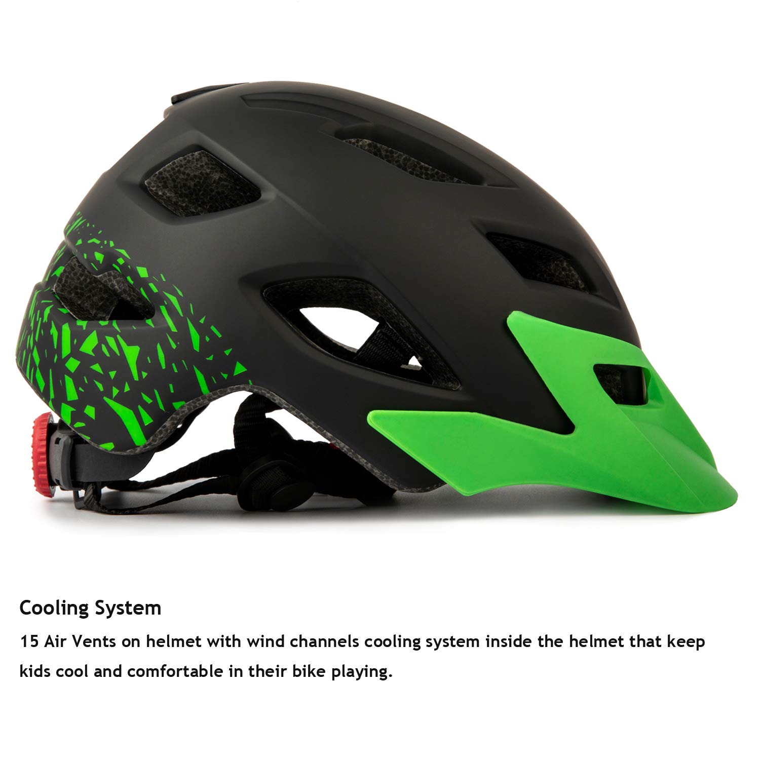 Kids Helmet, Exclusky Kids Bike Helmet Adjustable Safety Lightweight Children Bicycle Helmet for Kids Skating Cycling Scooter Boys and Girls Bicycle Helmets Ages 5-8-14