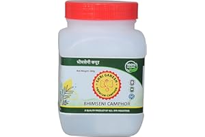 HEMIR Shri Ganesh Premium Camphor Bhimseni Camphor (250g X 1 Jar)