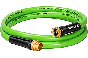 Maygrove 10 ft Garden Hose, 5/8 in ID, Heavy-Duty, Leakproof, Kink-Resistant Water Hose with Swivel Brass Fittings, 600 PSI Burst Rating, Ideal for Car Wash & Lawn Watering