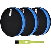 3 Sets Replacement Filter Compatible with Bissell Cleanview Pet Vacuum 2252 2254 2256 2258 2486 PowerGroom 22528 PowerForce 3334 Powerlifter, PowerClean &amp; PowerEase, Compare to Parts # 12141 &amp; 1601972