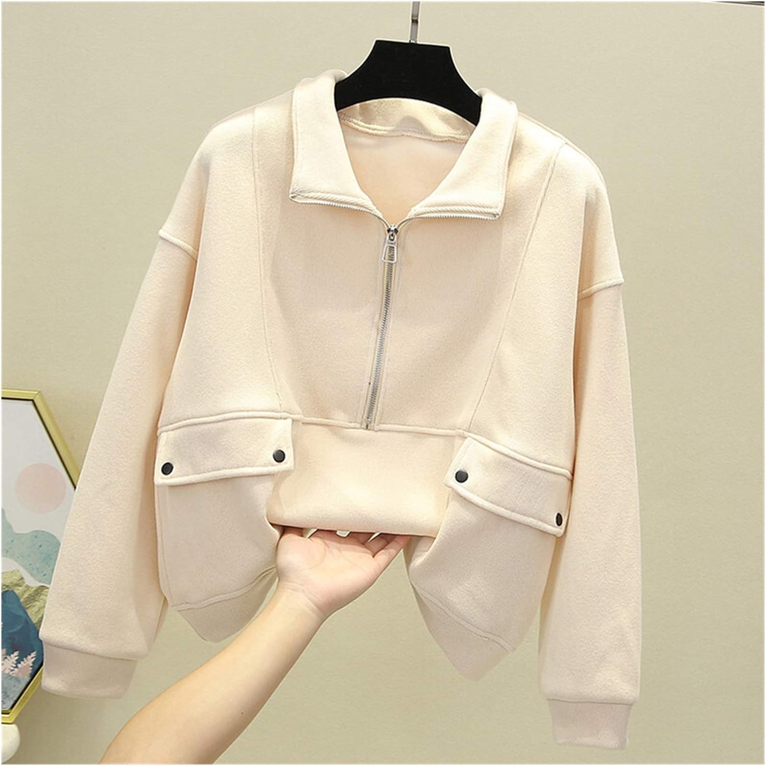 half zipper sweater womens