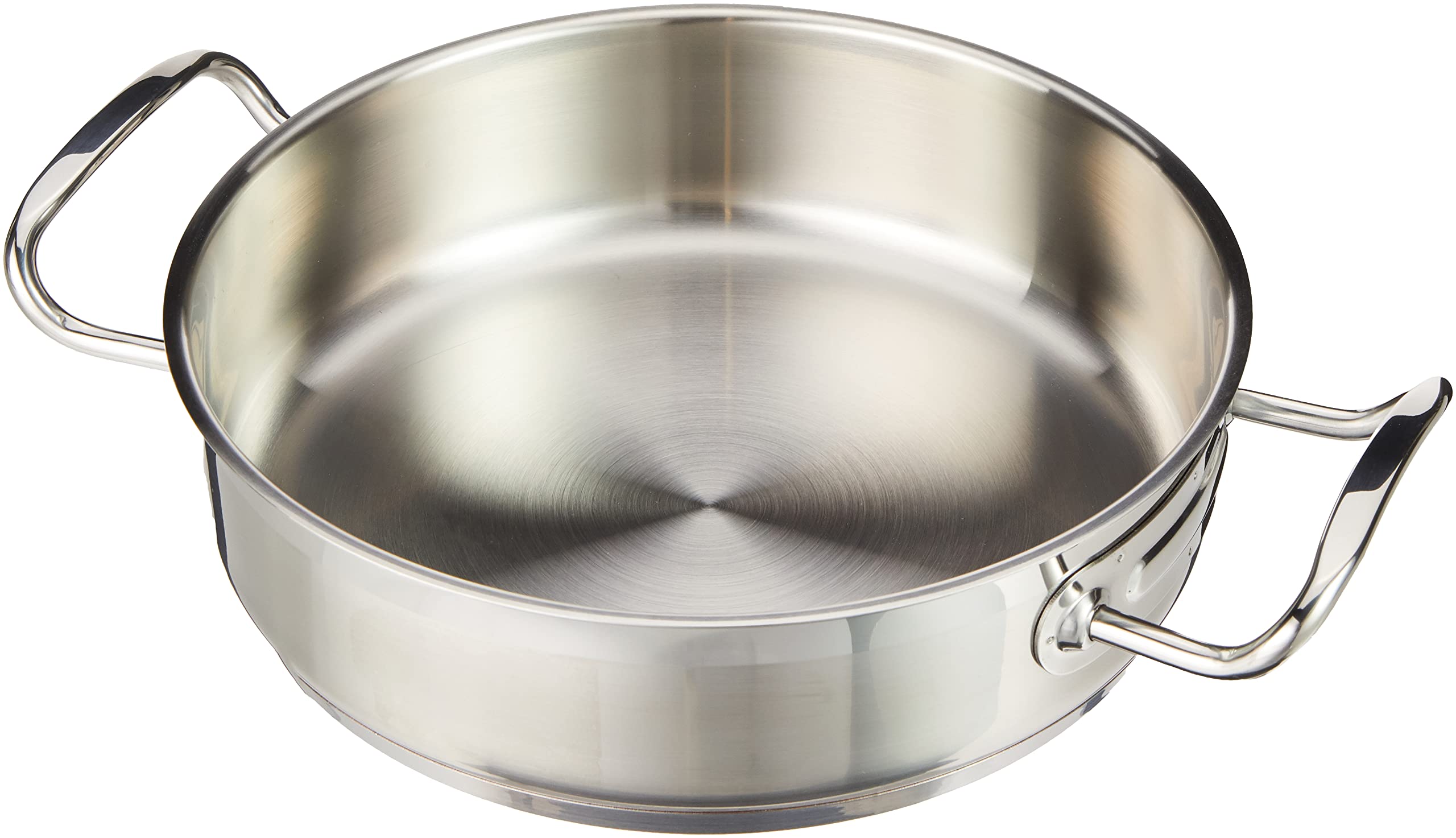 Lacor Round Dish Eco-Chef Wo/Lid, Stainless Steel, Silver, 24 x 6 cm