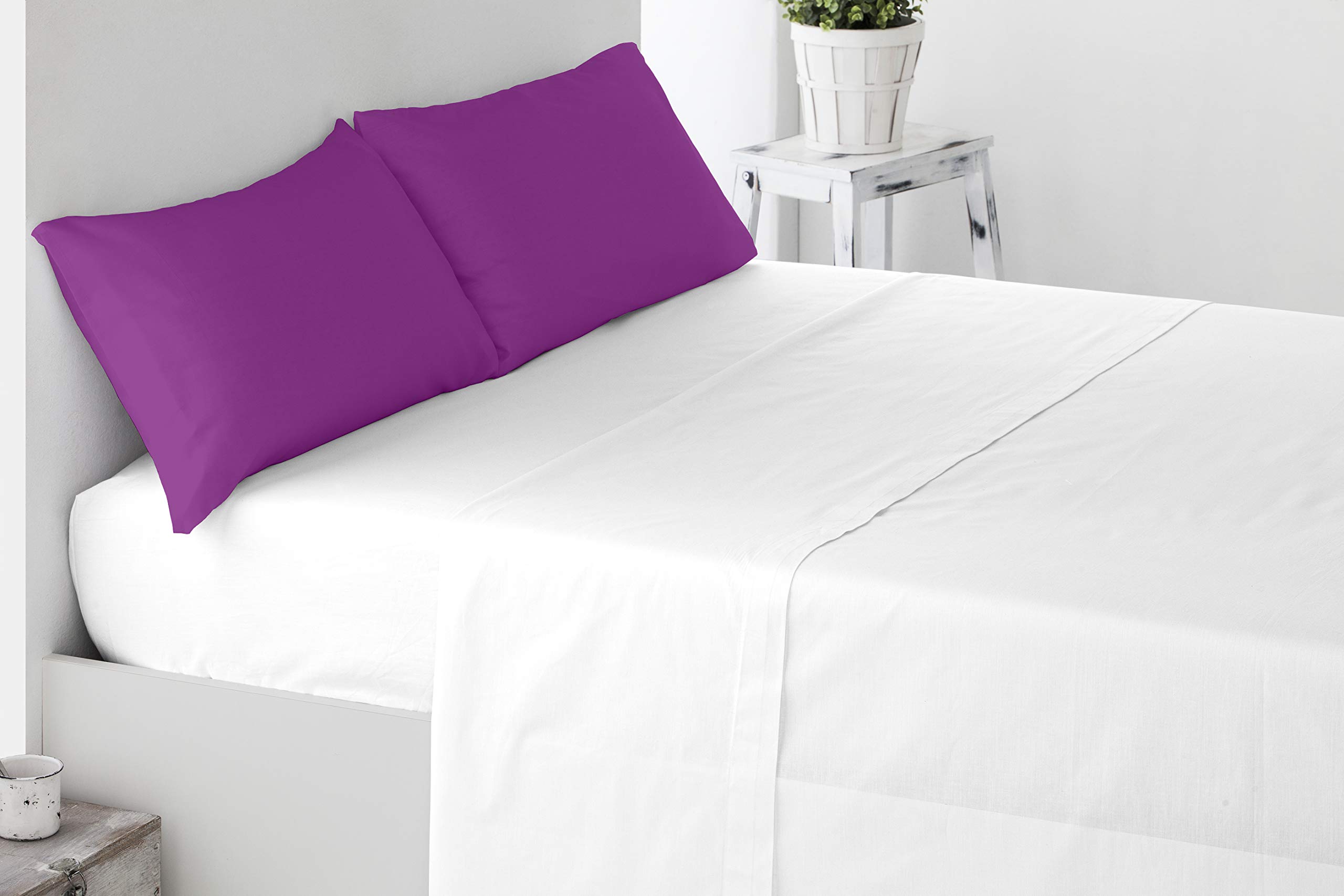 Miracle Home. Pillowcases, 2 pieces, 85 x 45. Bed 150, Violet