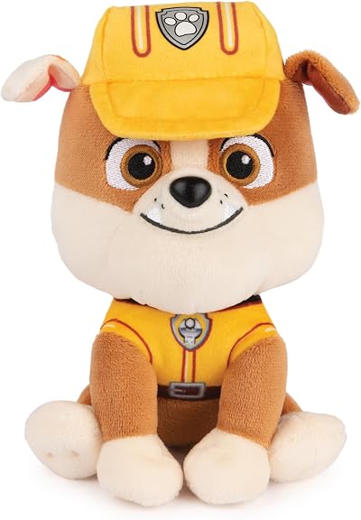 GUND Paw Patrol Rubble Plush 6 Inch Soft Toy for Kids