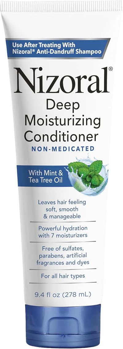 Nizoral Deep Moisturizing Conditioner Mint Tea Tree Oil 9.4 oz All Hair Types