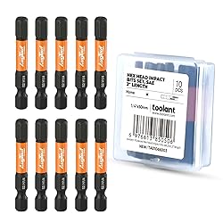 toolant 1/4" Impact Hex Bits Set