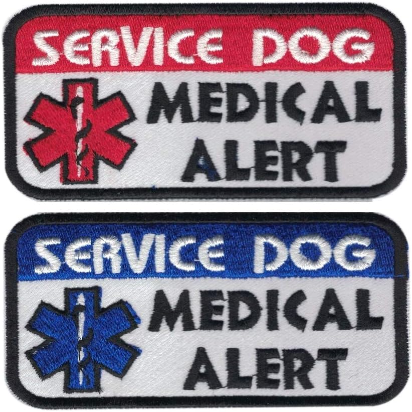 Dog Patch Service Dog Medical Alert Embroidered Morale