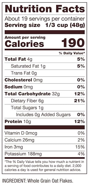 BOB’S RED MILL GLUTEN FREE PROTEIN OATS, 32OZ (PACK OF 4) – 10G PROTEIN/SERVING, NON GMO, WHOLE GRAIN, VEGAN, KOSHER