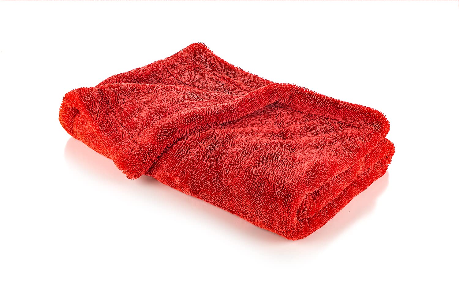 Photo 1 of The Rag Company - The 1500 - Heavy Duty Microfiber Drying Towel; Perfect for Trucks, Commercial Vehicles, RVs, Boats, and More; Premium 70/30 Blend Twist Loop Design, 1500gsm, 30in x 30in, Red