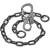 Ahiller Wallet Chains for Men Women, Heavy Duty Hip Hop Pants Jean Belt Key Chain with Double Lock Design