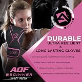 AQF Boxing Gloves Kids Adults 4oz 6oz 8oz 10oz 12oz 16oz Pink Training Muay Thai view 6