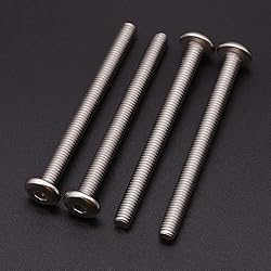 M6 x 60mm (20 PCS) Flat Round Head Socket Cap