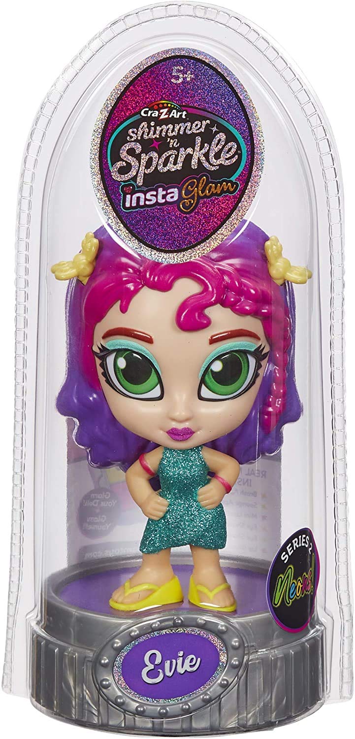 Shimmer and Sparkle 07417 InstaGlam Dolls-Evie