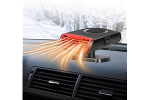 CHIANKU 12V 150W Car Heater Portable Car Heater New upgrade Portable, Auto Heater Fan, Car Windshield Defogger Defroster, 2 in1 Fast Heating or Cooling Fan, Auto Heater Fan Plug in Cigarette Lighter