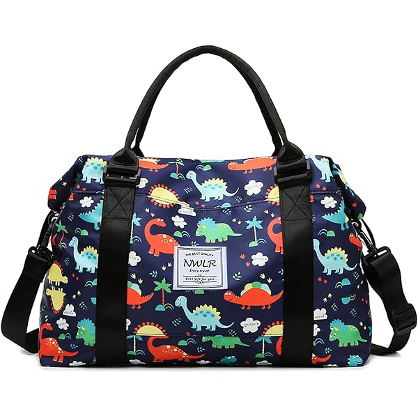 Women's Large Printed Shoulder Bag - Weekend Travel Tote & Work Purse, Faux Leather