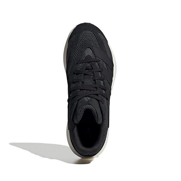 ADIDAS MEN’S LIGHTBLAZE, BLACK/BLACK/OFF WHITE, 4