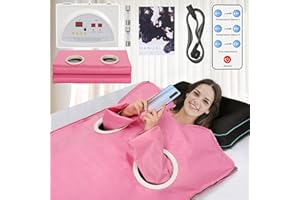 RELOIVE Far Infrared Sauna Blanket for Detoxification, Portable Sauna for Home Detoxification & Relaxation, 95-176℉, Home Sauna Heating with Remote, Calm Your Body and Mind