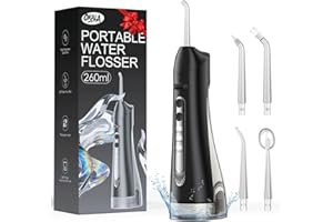OKALA Water Flosser, Portable Water Flossers for Teeth Deep Cleaning with 3 Modes,Cordless Water Dental Flossers IPX7 Waterproof Electric Oral Irrigator Teeth Pick for Travel Home Use