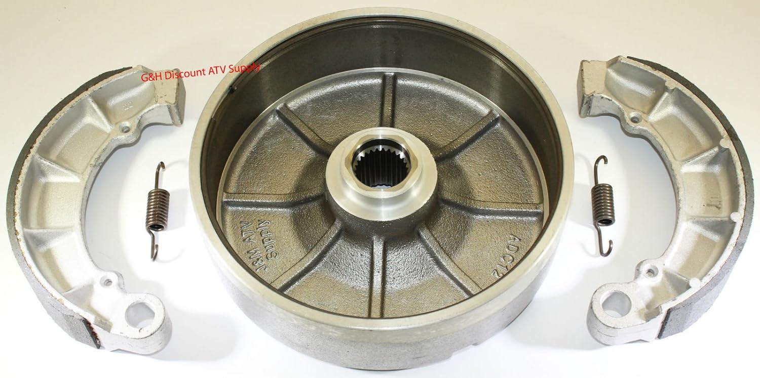 replaces OE 43620HN2000 NEW REAR BRAKE DRUM & SHOES SET for Honda TRX 500 Foreman & Rubicon