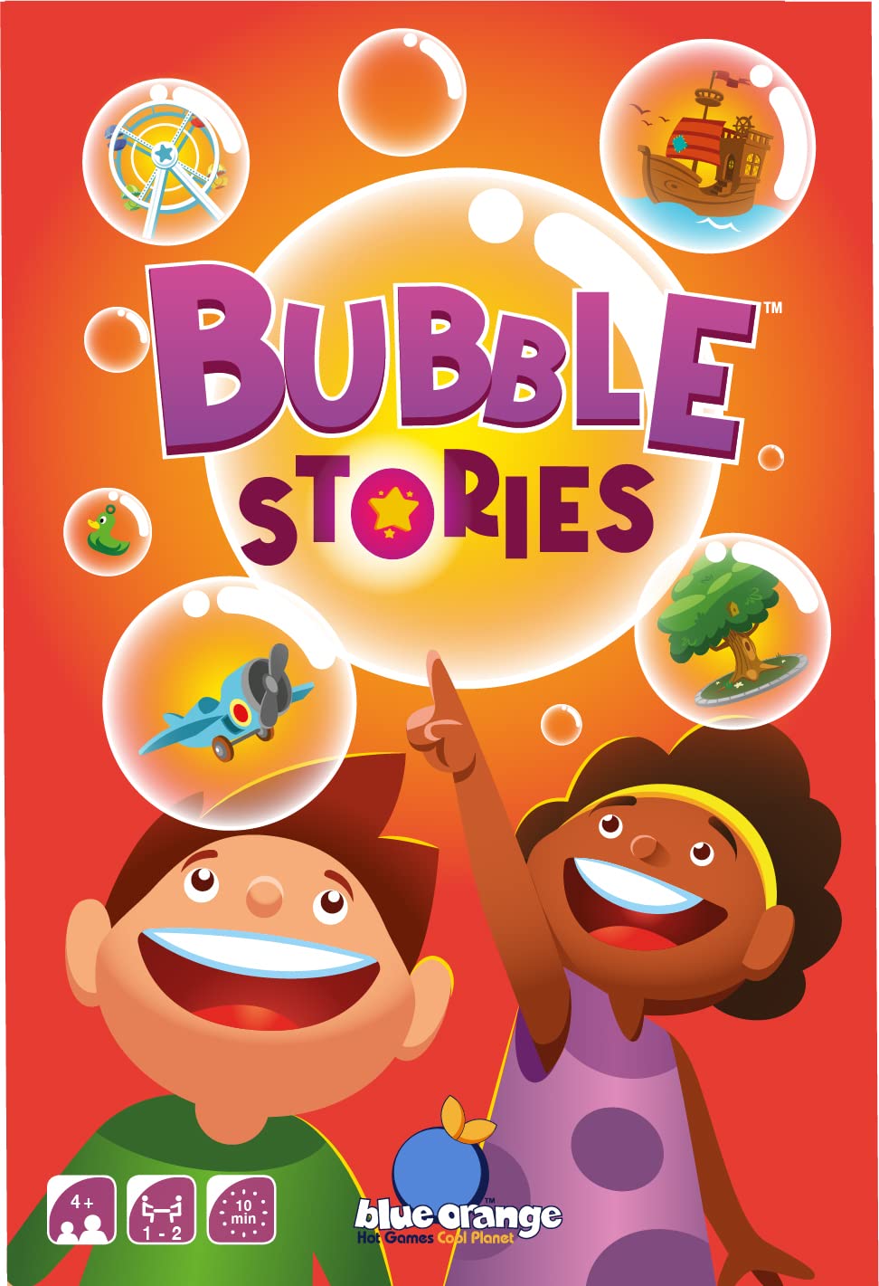 Blue Orange, Bubble Stories, Board Game, Ages 4+, 2-5 Players, 10 Minutes Playing Time
