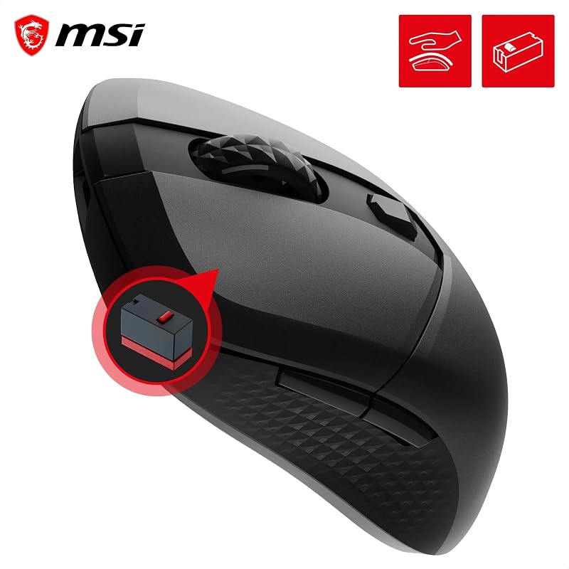 Versa 300 - Ratón inalámbrico para Juegos 8K - 26000 dpi óptico, sondeo de 8000 Hz, simétrico, microinterruptores Omron de 60 m de Clic, 6 Botones, batería de 196 Horas, latencia de 0,125 ms, RGB