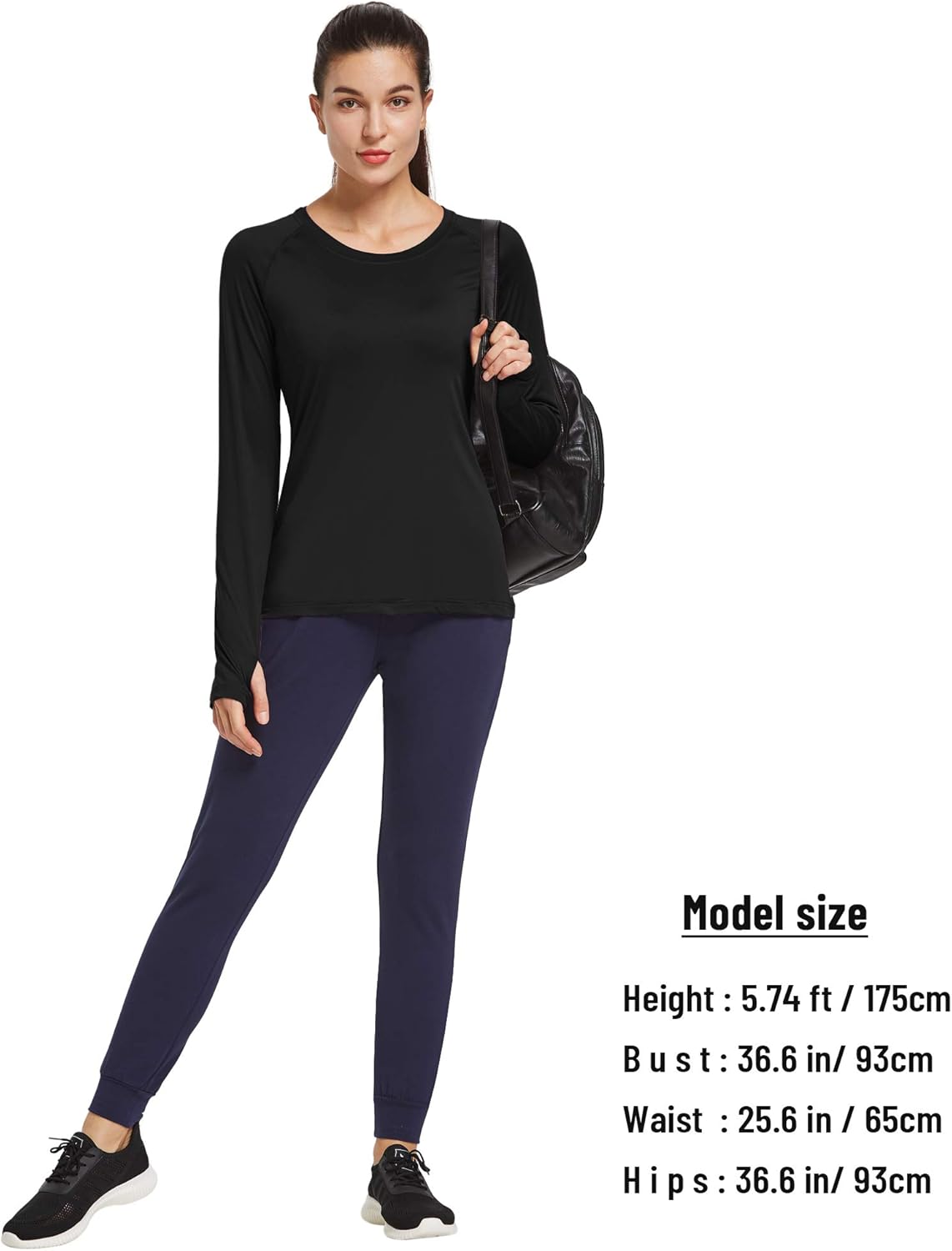 Ogeenier Women's Dri Fit Long Sleeve Running Workout Shirts: Clothing