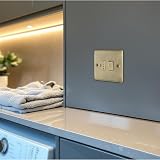 BG Electrical Nexus Metal Fused Connection Unit Antique Brass 13A Double Pole view 6