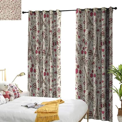 Amazon Com Anyangeight Romantic Decorative Curtains For Living