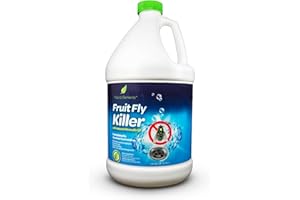 Natural Elements Fruit Fly Killer | Drain Flies, Gnats, Flying Ants | Home & Commercial Use | Non-Toxic Gel Formula | 1 Gallon | 128 Fl Oz