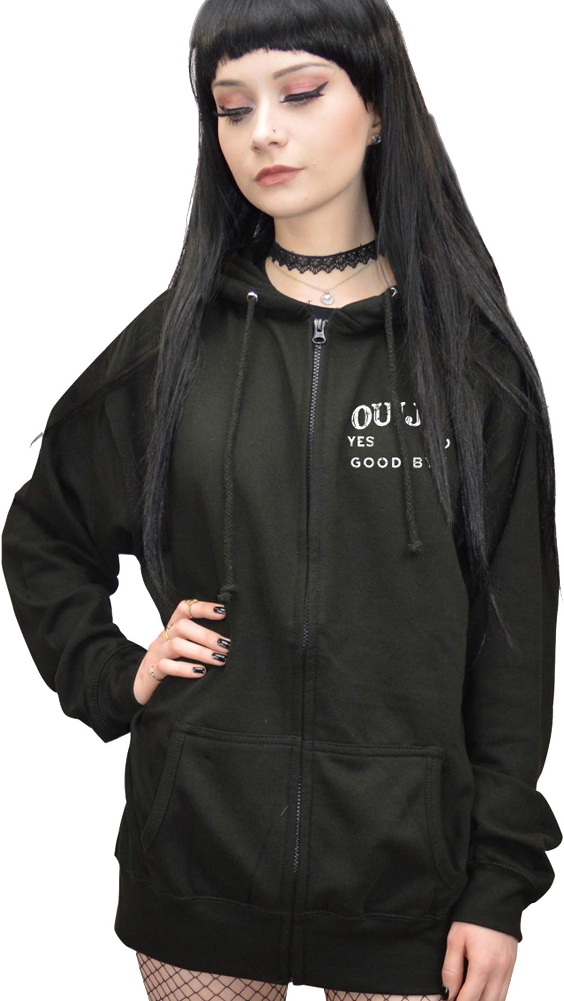 Ouija Hoodie - Occult Gothic Ouija Board Hooded Sweater by Luna Cult