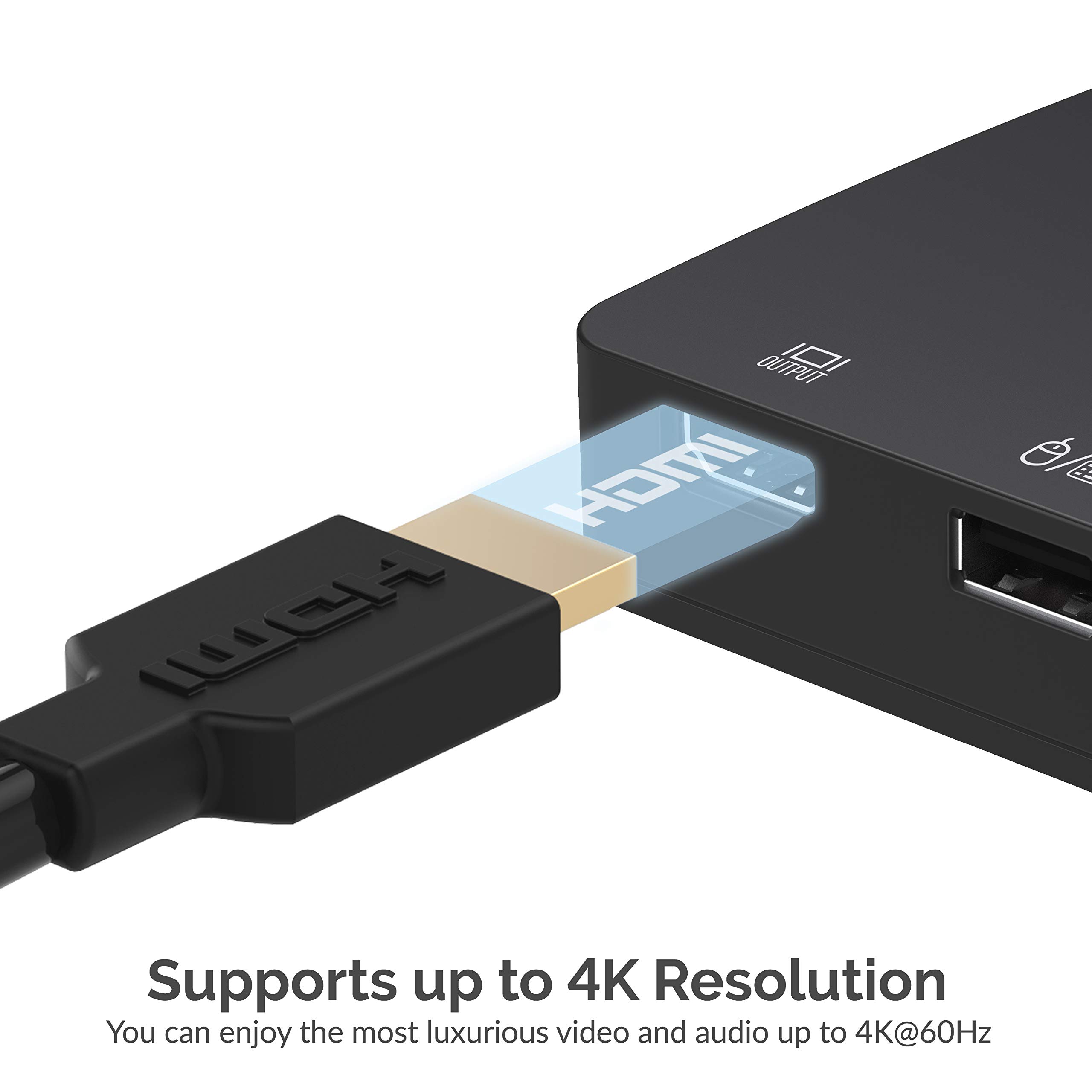 SABRENT 2 Port USB Type C KVM Switch with 60 Watt Power Delivery Option (USB KCPD)