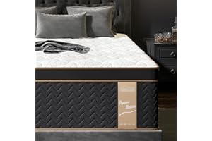 FP FLEXPEDIC Extra Firm Queen Mattress 12 Inch, Cooling Hybrid Bed in a Box, 7-Zones Individual Pocket Spring, Motion Isolation, Targeted Hip/Shoulder/Lumbar Support, Fiberglass-Free, 365-Night Trial, CertiPUR-US