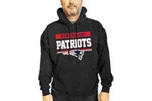 Team Fan Apparel NFL Adult Gameday Charcoal Hooded Sweatshirt - Cotton & Polyester Blend - Stay Warm and Represent Your Team